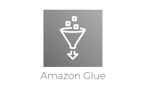 AWS GLUE logo gris