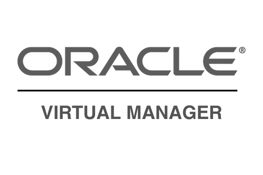 ORACLE VIRTUAL MANAGER logo gris