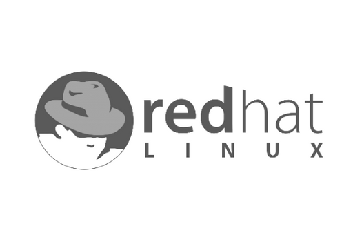 REDHAT LINUX logo gris