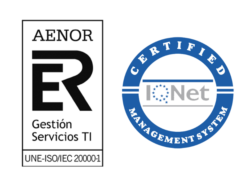 Aenor ISO 20000-1 Ionet